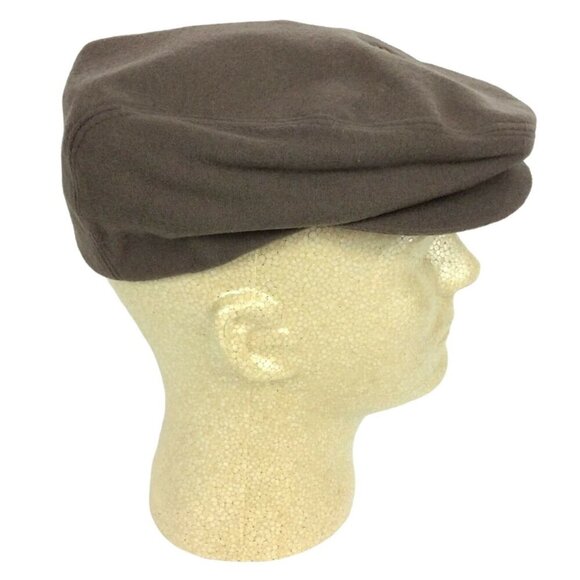 Dixieland Monterey Brown Flat Newsboy Cap Wool Cashmere Embroidered - Picture 5 of 8